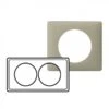 Legrand Plaque 2 Postes Entraxe 57mm Céliane Argile