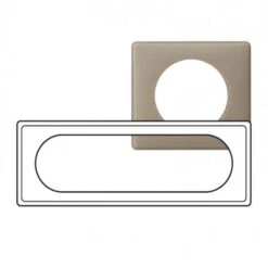 Legrand Plaque 6/8 Modules Céliane Grès