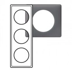 Legrand Plaque 3 Postes Céliane Schiste