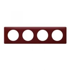 Legrand Plaque 4 Postes Céliane Bordeaux