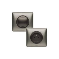 Legrand Prêt à Poser Céliane Créer Une Prise Commandée Avec 1 Prise De Courant Et 1 Commande Sans Fil Livré Complet Graphite