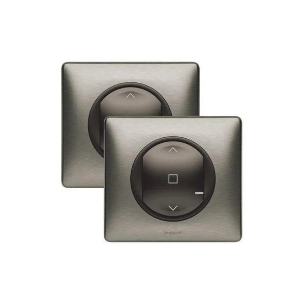Legrand Prêt à Poser Céliane Commander Un Volet Roulant Avec 1 Commande Sans Fil Et 1 Interrupteur 230V~ Livré Complet Graphite