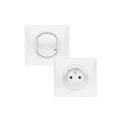 Legrand Prêt à Poser Céliane Créer Une Prise Commandée Avec 1 Prise De Courant Et 1 Commande Sans Fil Livré Complet Blanc