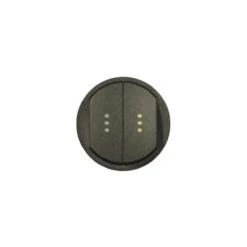 Legrand Enjoliveur Double Interrupteur à Voyant - Graphite