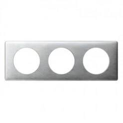 Legrand Plaque 3 Postes Céliane Aluminium