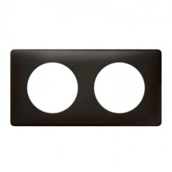 Legrand Plaque 2 Postes Céliane Carbone