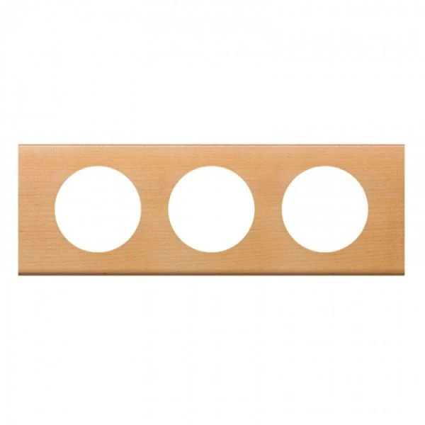 Legrand Plaque 3 Postes Céliane Erable