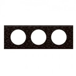 Legrand Plaque 3 Postes Céliane Cuir Pixel