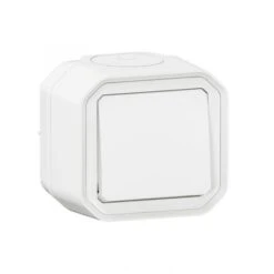 Legrand Poussoir étanche Plexo 10A IP55 IK08 Saillie - Blanc