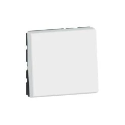 Legrand Poussoir Ou Poussoir Inverseur Mosaic Easy-Led 6A 250V~ 2 Modules - Blanc