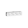 Legrand Quadruple Prise De Courant 2P+T Surface Mosaic Link Raccordement Latéral 8 Modules - Blanc