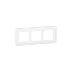Legrand Plaque De Finition Horizontale Spéciale Rénovation Mosaic Pour 3x2 Modules Blanc