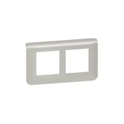 Legrand Plaque De Finition Horizontale Spéciale Rénovation Mosaic Pour 2x2 Modules Alu