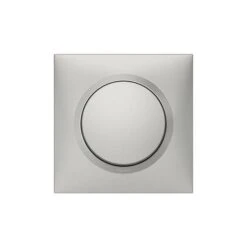 Legrand Poussoir Dooxie 6A 250V~ Livré Avec Plaque Carrée Alu Et Griffes