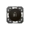 Legrand Double Chargeur USB 1 TypeA + 1 TypeC Dooxie 3A Finition Noir