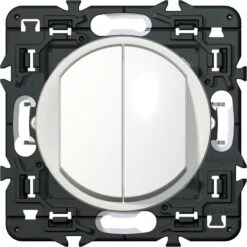 Legrand Va Et Vient + Poussoir à Griffes Céliane Blanc