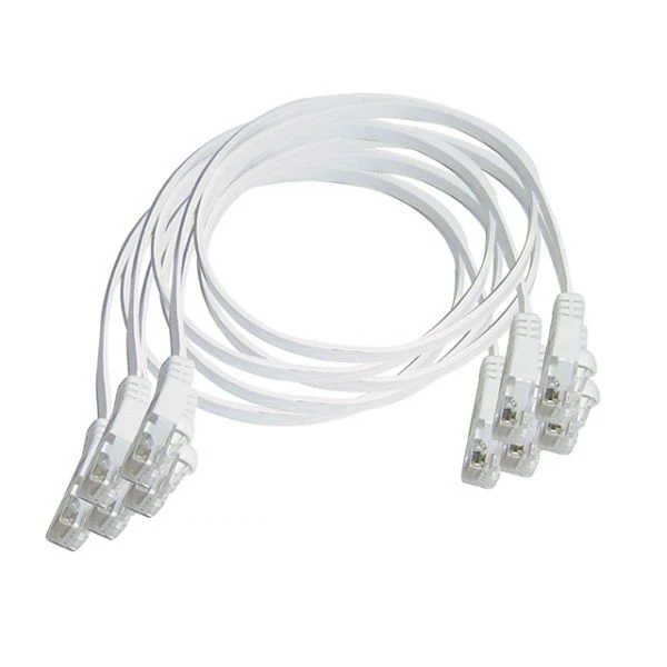 Lot De 5 Cordons Plats RJ45 FTP - 20cm