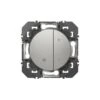 Legrand Variateur Toutes Lampes Dooxie 2 Fils Sans Neutre Finition Alu