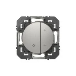 Legrand Variateur Toutes Lampes Dooxie 2 Fils Sans Neutre Finition Alu