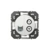 Legrand Prise TV-SAT + RJ45 Cat6 STP Compacte Dooxie Finition Blanc