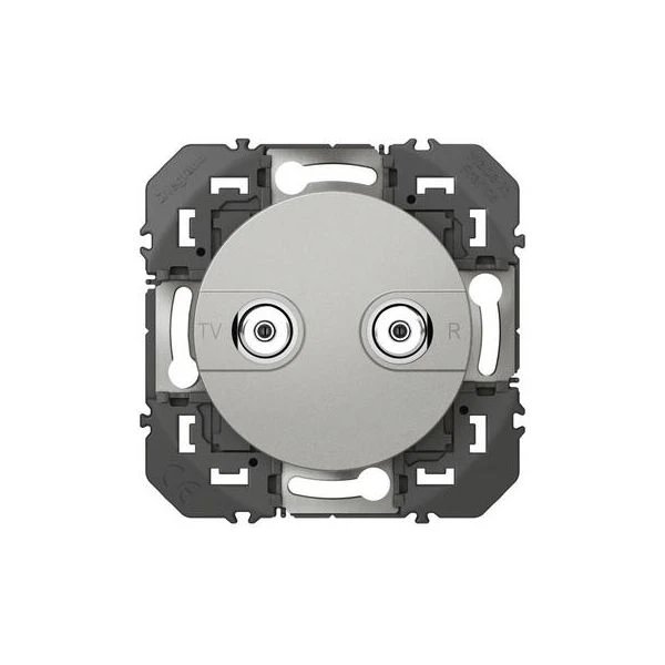 Legrand Prise Réseau Câblé AFORM Type F Dooxie à étoile Blindée Finition Alu