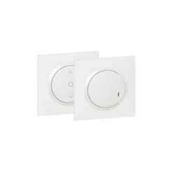 Legrand Prêt à Poser Dooxie Commander Un Volet Roulant Avec 1 Commande Sans Fil Et 1 Interrupteur 230V~ Livré Complet Blanc