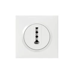 Legrand Prise Téléphone En T Dooxie One Livré Avec Plaque Carrée Blanche Et Griffes