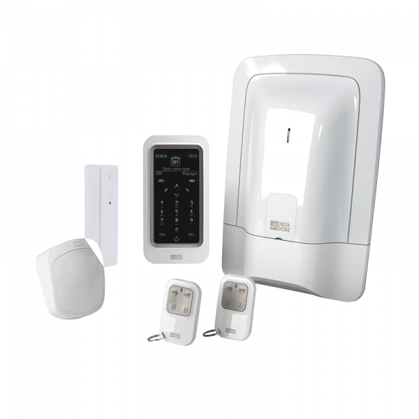 Pack Alarme 2 Zones Sans Fil Préconfiguré