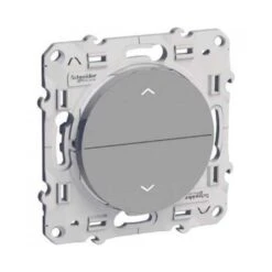 Schneider® Double Poussoir Volet Roulant Odace - Alu