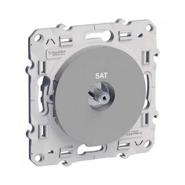 Schneider® Prise SAT Odace - Alu