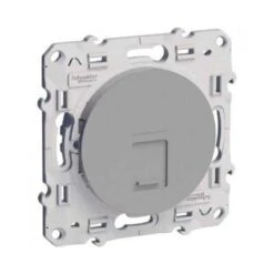 Schneider® Prise RJ45 Multimédia Odace - Alu