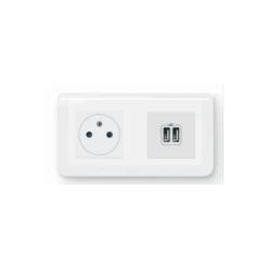 Legrand Prise Double USB Prise 2P+T - Mosaic