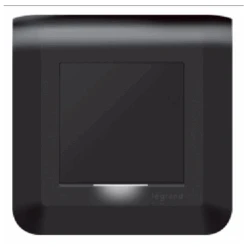 Legrand Interrupteur à Voyant Lumineux - Mosaic Noir