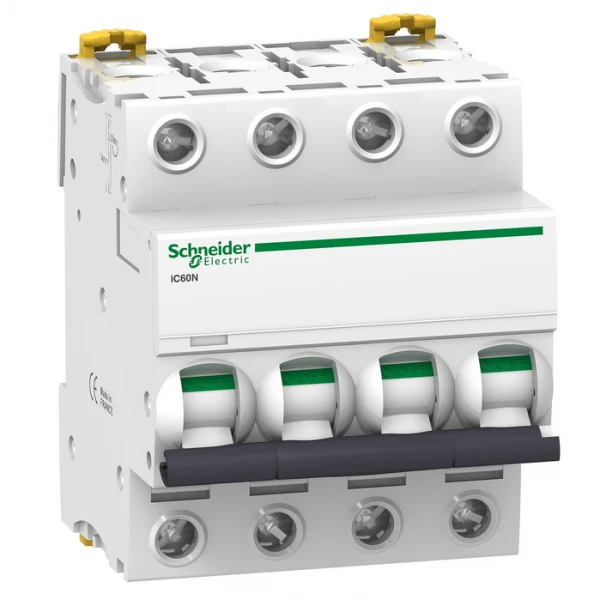 Schneider® Disjoncteur Tétrapolaire Vis/vis - 10A Acti9