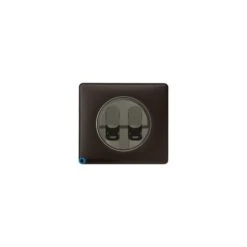Legrand Double Prise RJ45 FTP Cat. 6 Céliane Graphite - Plaque Basalte