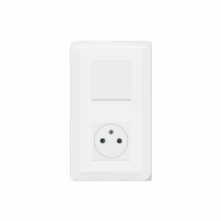 Legrand Inter Va Et Vient + Prise 2P+T Surface Vertical - Mosaic