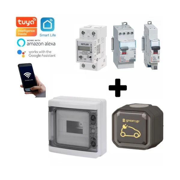 Legrand Kit Recharge Green'Up Connecté Voiture électrique Affichage - 069785L – Image 2