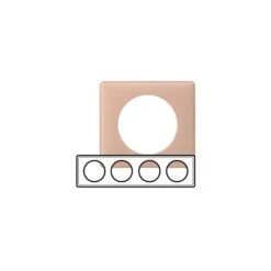 Legrand Plaque 4 Postes Céliane Vieux Rose