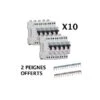 Legrand Lot 10 Disjoncteurs 10A Vis + 2 Peignes Offerts