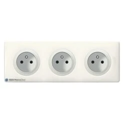 Legrand Triple Prise à Puits Céliane Blanc - Plaque Yesterday