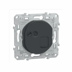 Schneider® Prise RJ45 Cat.6 STP Grade 3 Ovalis Anthracite