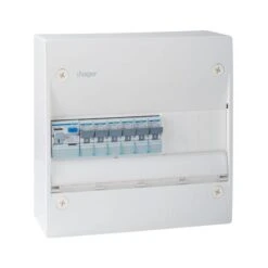 Tableau Hager Monté 1 Rangée Auto 6 Disjoncteurs