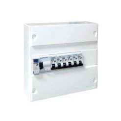 Tableau EUR'OHM NF 40A Monté 1 Rangée 6 Disjoncteurs