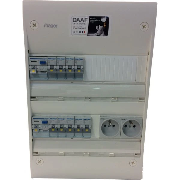 Tableau Hager Monté 2 Rangées Auto 9 Disjoncteurs – Image 3